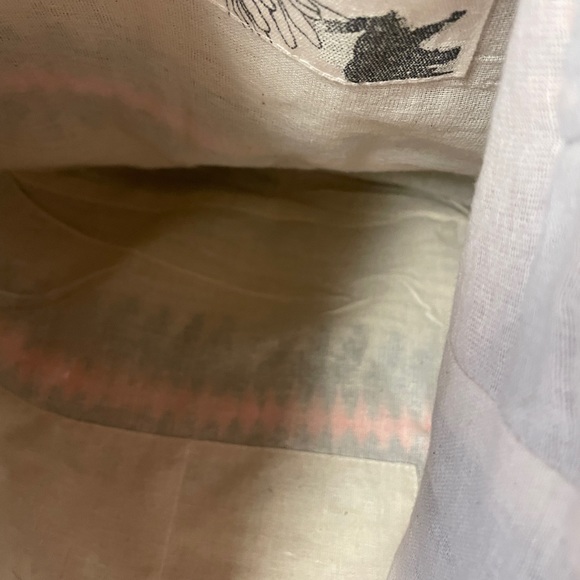 En Cream Tote Bag - Beach Bag NWT - Picture 5 of 9